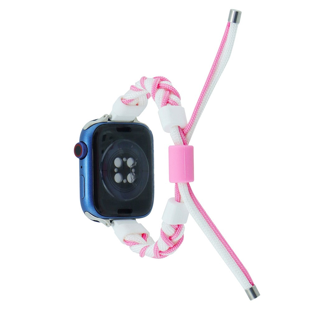 Meget Fed Nylon Universal Rem passer til Apple Smartwatch - Pink#serie_1