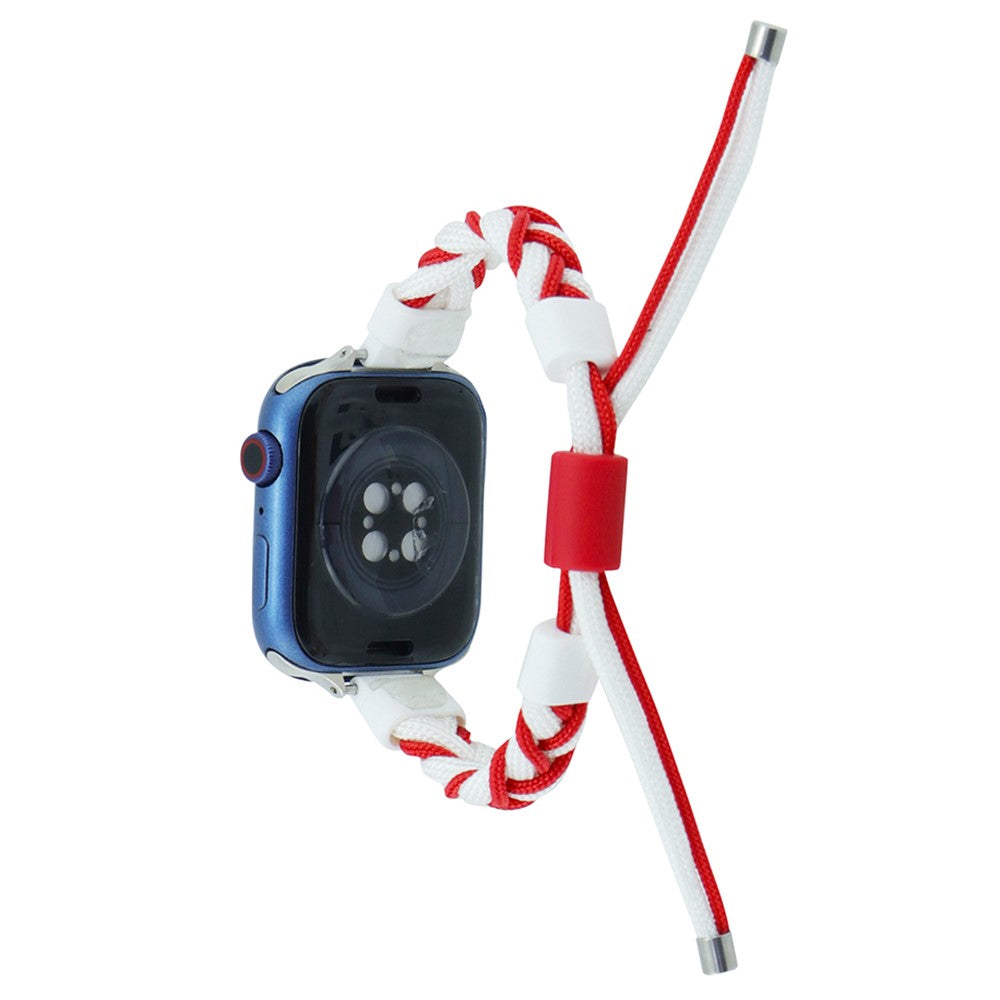 Meget Fed Nylon Universal Rem passer til Apple Smartwatch - Rød#serie_2