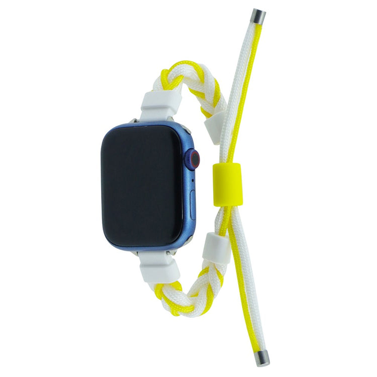 Meget Fed Nylon Universal Rem passer til Apple Smartwatch - Gul#serie_3