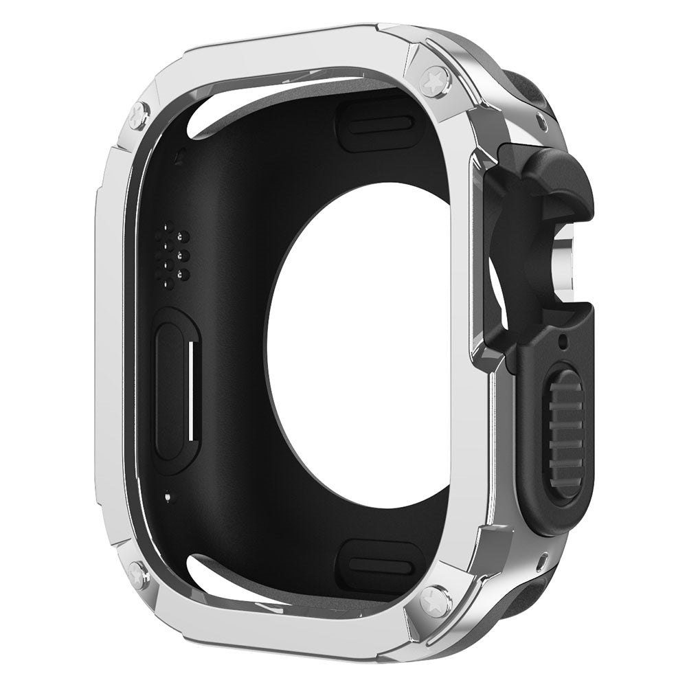 Beskyttende Silikone Universal Bumper passer til Apple Smartwatch - Sølv#serie_8