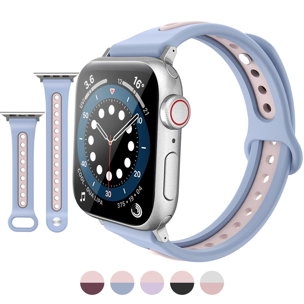 Vildt Fantastisk Silikone Universal Rem passer til Apple Smartwatch - Blå#serie_1