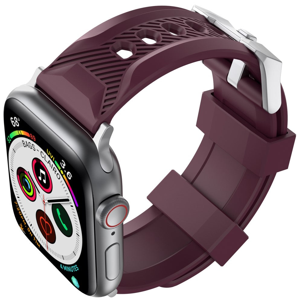 Mega Pænt Silikone Universal Rem passer til Apple Smartwatch - Rød#serie_1