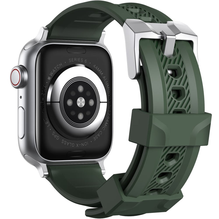 Mega Pænt Silikone Universal Rem passer til Apple Smartwatch - Grøn#serie_2