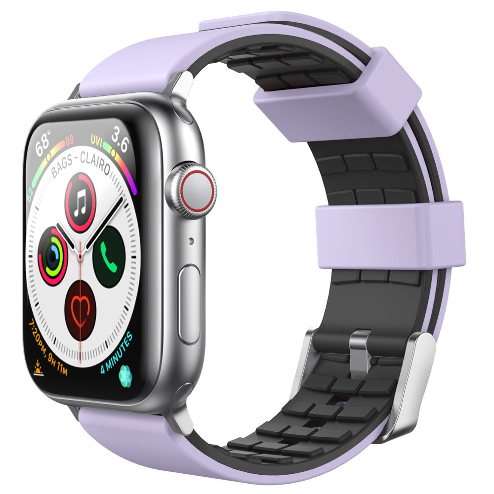 Vildt Godt Silikone Universal Rem passer til Apple Smartwatch - Lilla#serie_3