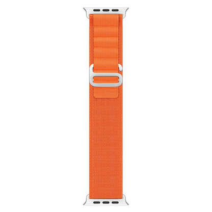 Rigtigt Pænt Metal Og Nylon Universal Rem passer til Apple Smartwatch - Orange#serie_3