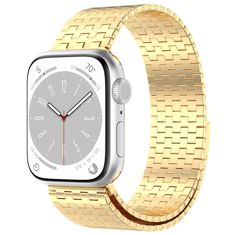 Helt Vildt Fantastisk Metal Universal Rem passer til Apple Smartwatch - Guld#serie_2