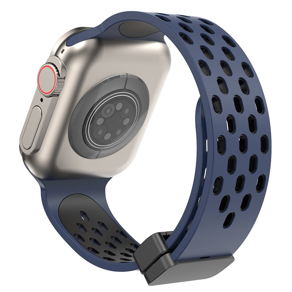 Mega Flot Silikone Universal Rem passer til Apple Smartwatch - Blå#serie_16