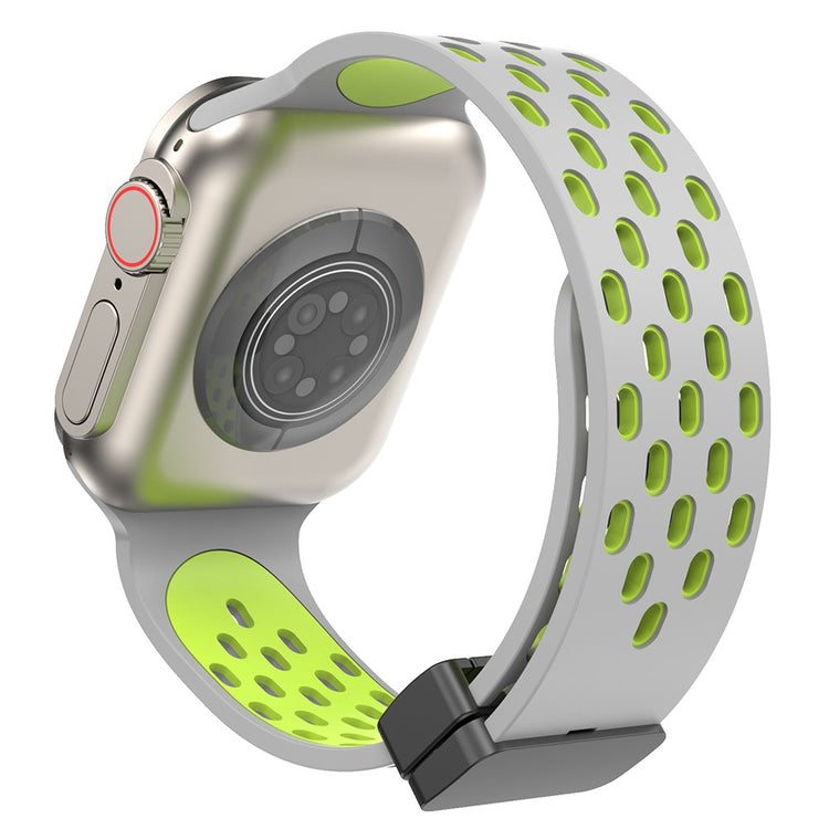 Mega Flot Silikone Universal Rem passer til Apple Smartwatch - Grøn#serie_17