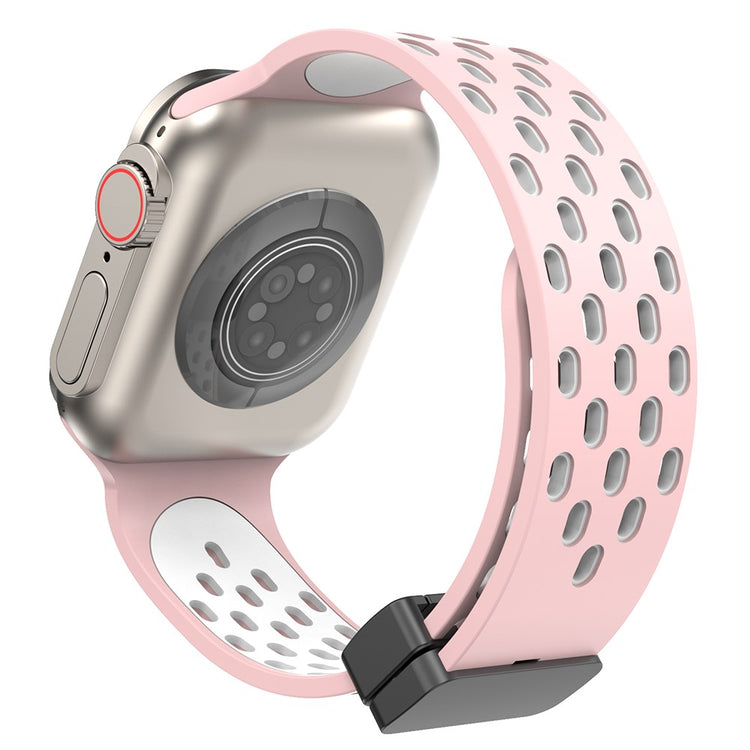 Mega Flot Silikone Universal Rem passer til Apple Smartwatch - Pink#serie_18