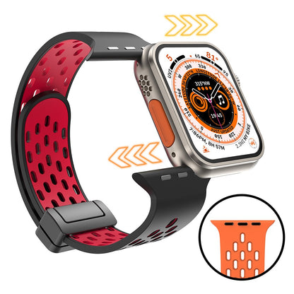 Mega Flot Silikone Universal Rem passer til Apple Smartwatch - Blå#serie_2