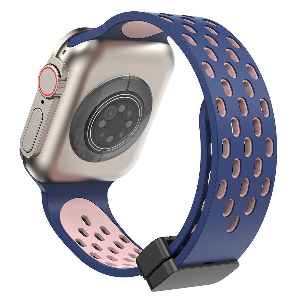 Mega Flot Silikone Universal Rem passer til Apple Smartwatch - Blå#serie_2