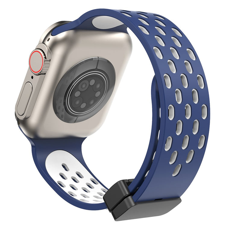 Mega Flot Silikone Universal Rem passer til Apple Smartwatch - Blå#serie_3