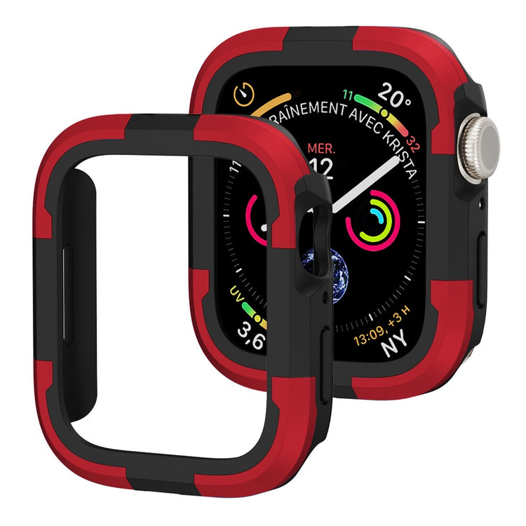 Beskyttende Silikone Universal Bumper passer til Apple Smartwatch - Rød#serie_2