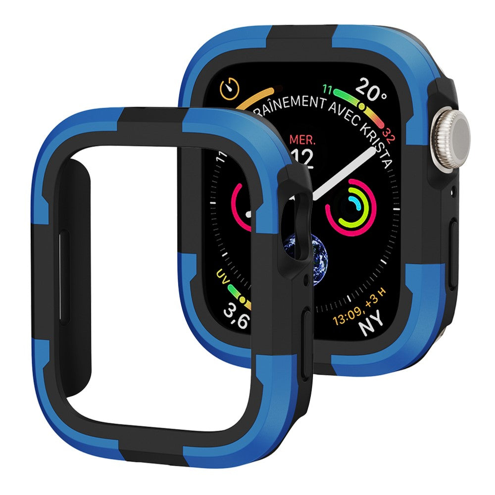 Beskyttende Silikone Universal Bumper passer til Apple Smartwatch - Blå#serie_4