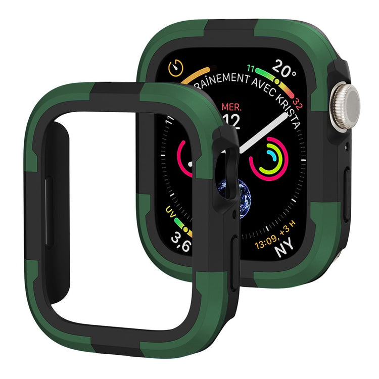 Beskyttende Silikone Universal Bumper passer til Apple Smartwatch - Grøn#serie_5