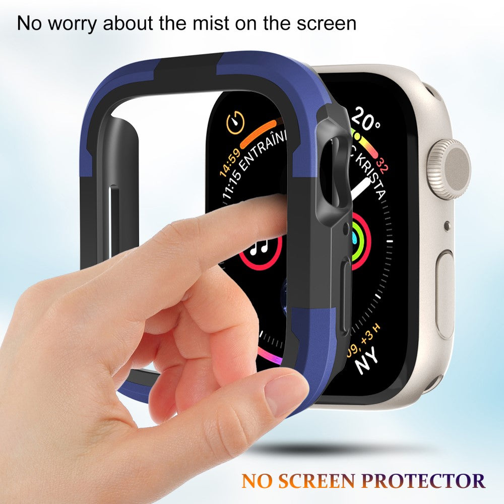 Beskyttende Silikone Universal Bumper passer til Apple Smartwatch - Lilla#serie_6