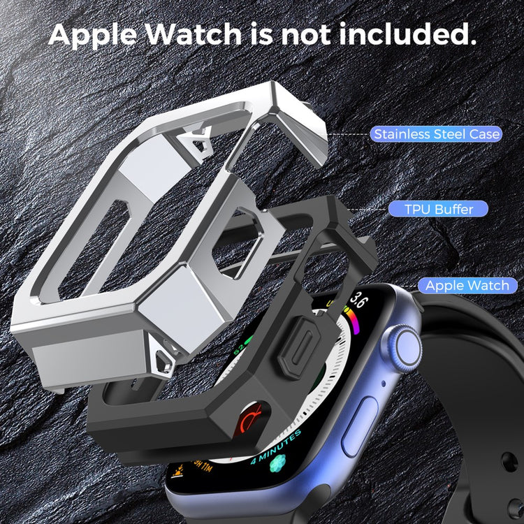 Vildt Fed Universal Apple Cover med Skærmbeskytter i Metal - Sølv#serie_2