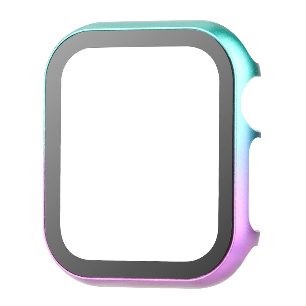 Mega Fed Universal Cover med Skærmbeskytter i Metal og Hærdet Glas passer til Apple Smartwatch - Flerfarvet#serie_5