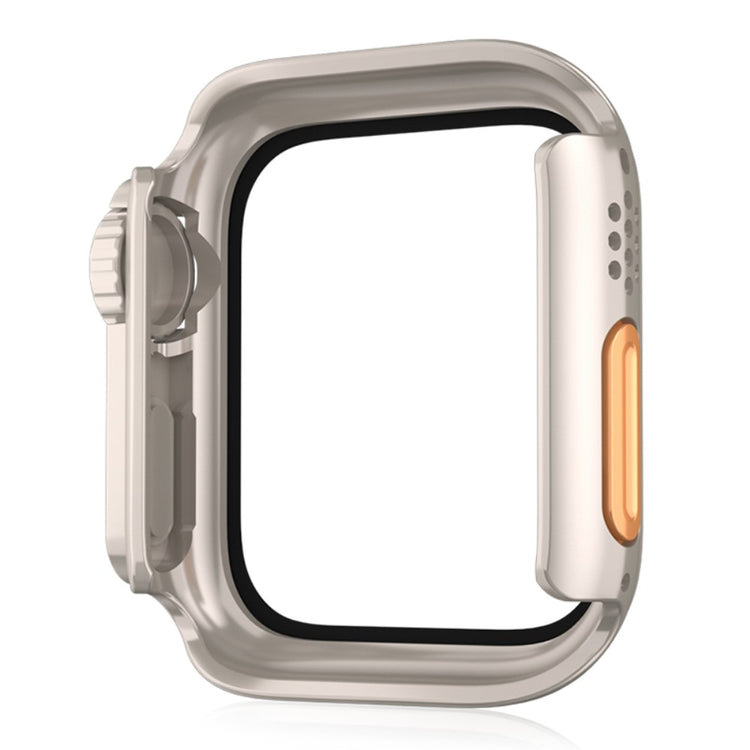 Vildt Godt Universal Cover med Skærmbeskytter i Plastik og Hærdet Glas passer til Apple Smartwatch - Guld#serie_3