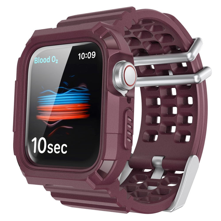Meget Fint Silikone Universal Rem passer til Apple Smartwatch - Rød#serie_2