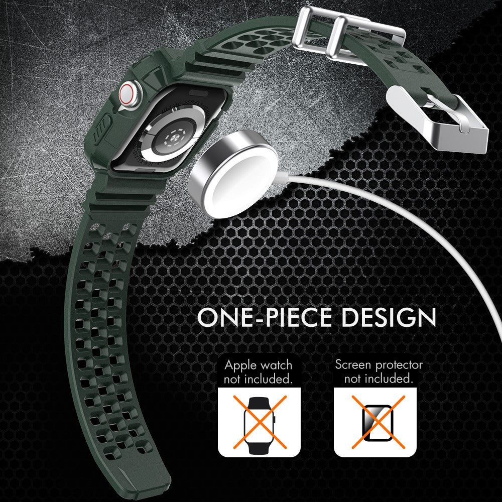 Meget Fint Silikone Universal Rem passer til Apple Smartwatch - Grøn#serie_4