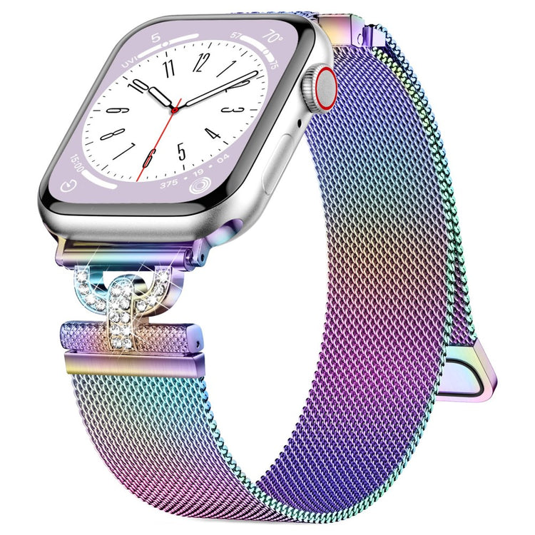 Meget Cool Metal Og Rhinsten Universal Rem passer til Apple Smartwatch - Flerfarvet#serie_3