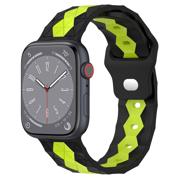 Nydelig Silikone Universal Rem passer til Apple Smartwatch - Grøn#serie_1