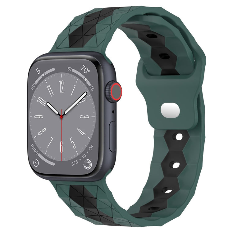 Nydelig Silikone Universal Rem passer til Apple Smartwatch - Grøn#serie_5