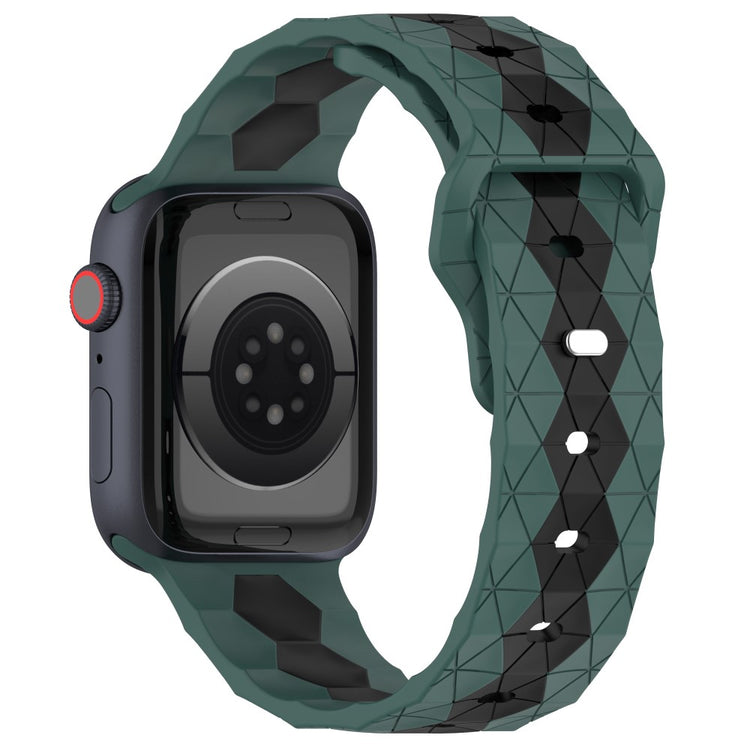 Nydelig Silikone Universal Rem passer til Apple Smartwatch - Grøn#serie_5