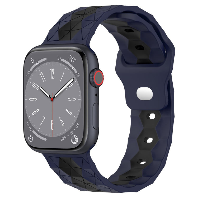 Nydelig Silikone Universal Rem passer til Apple Smartwatch - Sort#serie_9
