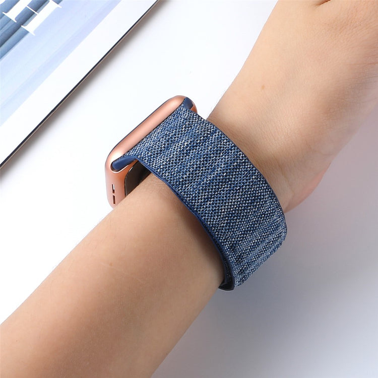 Glimrende Nylon Universal Rem passer til Apple Smartwatch - Blå#serie_3