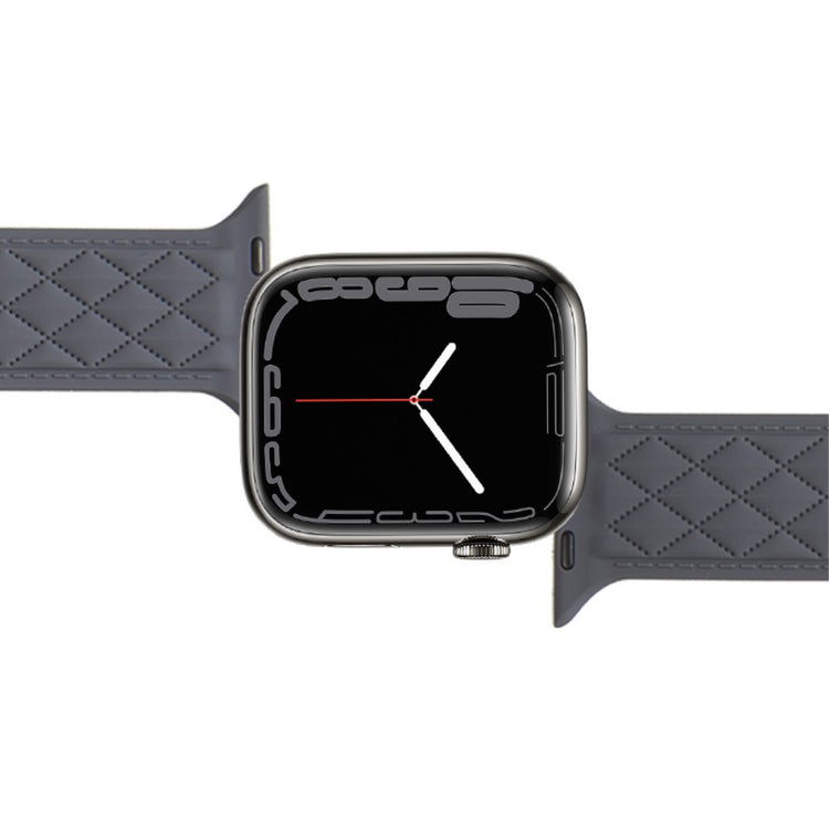 Fantastisk Silikone Universal Rem passer til Apple Smartwatch - Sølv#serie_1