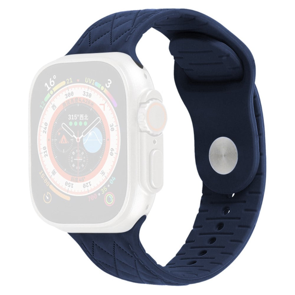 Fantastisk Silikone Universal Rem passer til Apple Smartwatch - Blå#serie_11