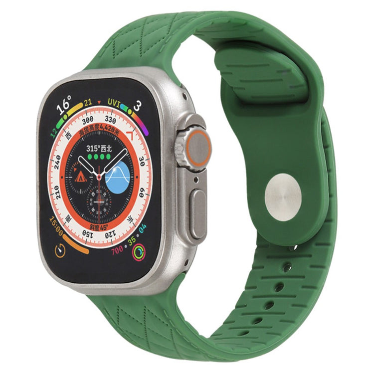Fantastisk Silikone Universal Rem passer til Apple Smartwatch - Grøn#serie_12