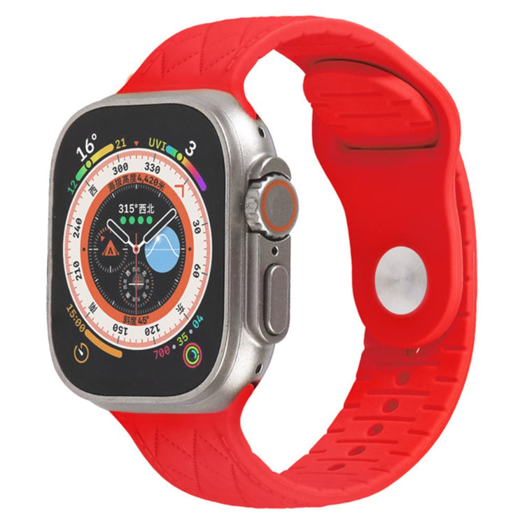 Fantastisk Silikone Universal Rem passer til Apple Smartwatch - Rød#serie_15