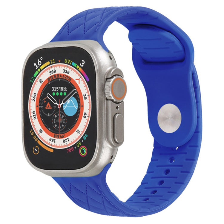 Fantastisk Silikone Universal Rem passer til Apple Smartwatch - Blå#serie_4