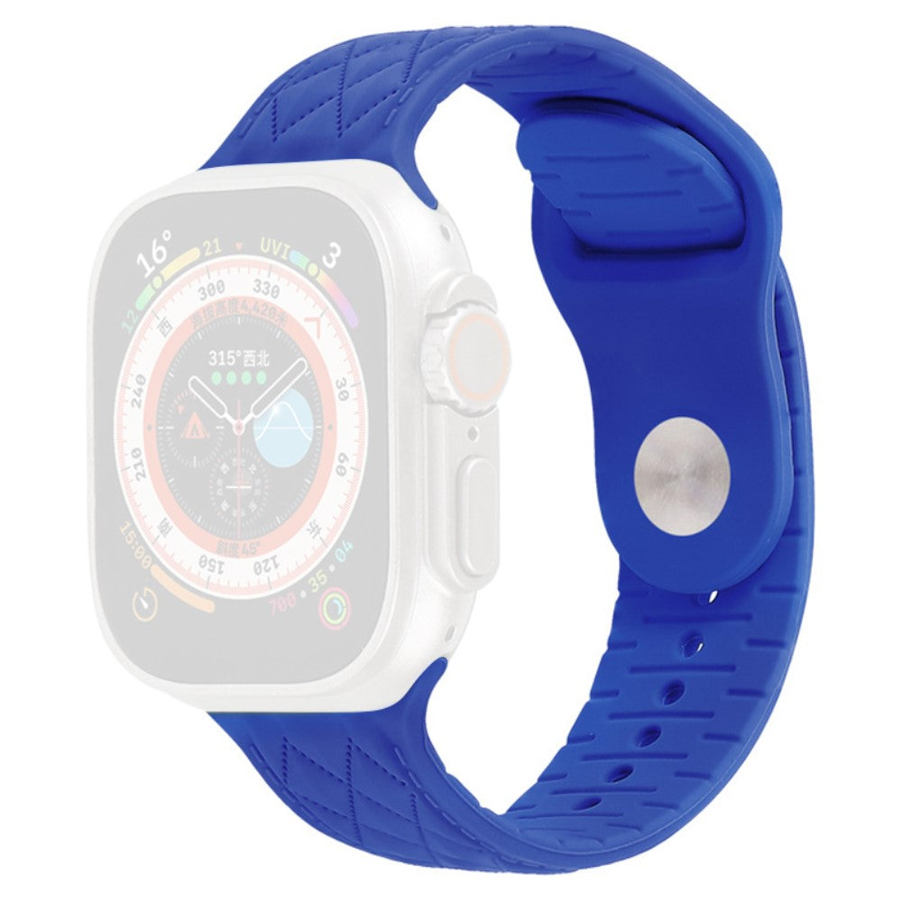 Fantastisk Silikone Universal Rem passer til Apple Smartwatch - Blå#serie_4
