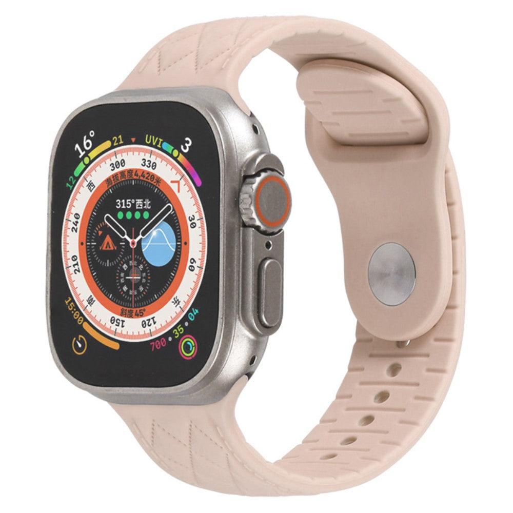 Fantastisk Silikone Universal Rem passer til Apple Smartwatch - Pink#serie_5