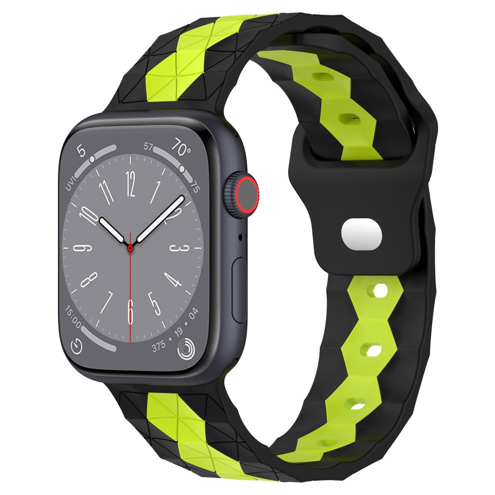 Smuk Silikone Universal Rem passer til Apple Smartwatch - Grøn#serie_1