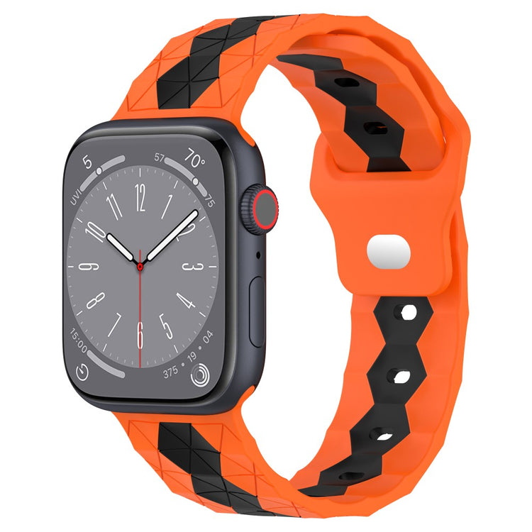 Smuk Silikone Universal Rem passer til Apple Smartwatch - Orange#serie_3