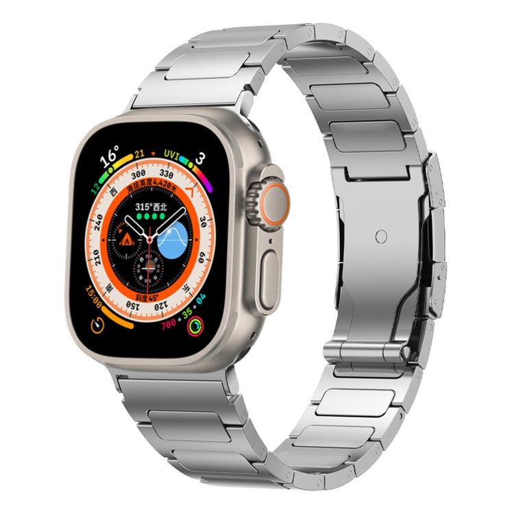 Elegant Metal Universal Rem passer til Apple Smartwatch - Sølv#serie_2