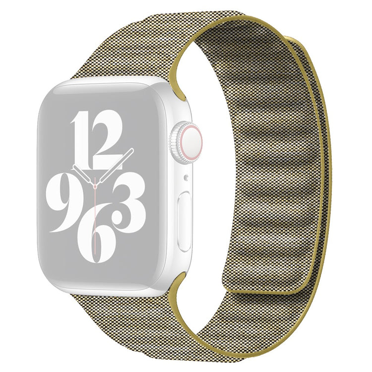 Super Flot Nylon Universal Rem passer til Apple Smartwatch - Gul#serie_2