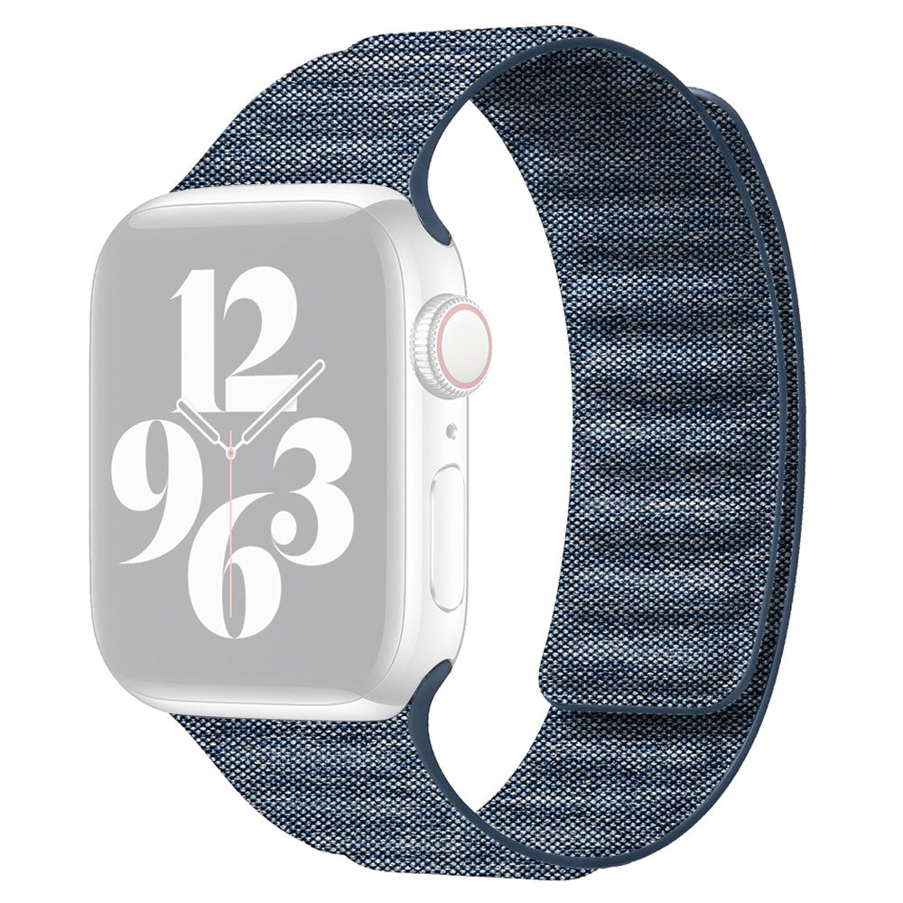 Super Flot Nylon Universal Rem passer til Apple Smartwatch - Blå#serie_3