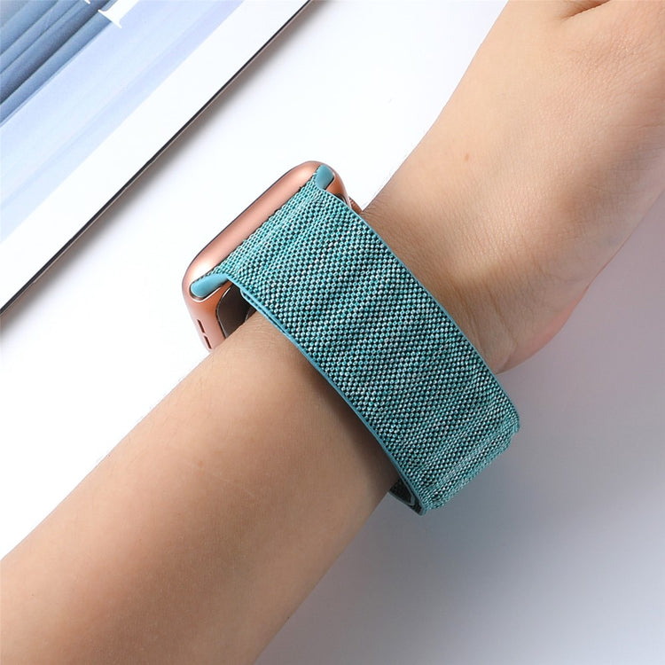 Super Flot Nylon Universal Rem passer til Apple Smartwatch - Grøn#serie_5