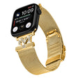 Tufft Apple Smartwatch Metall Och Strass Universell Armband