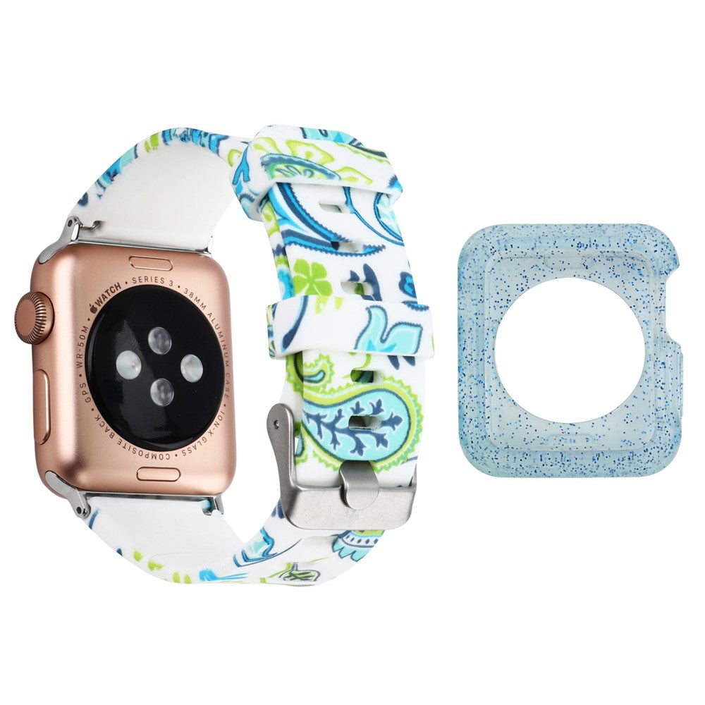 Silikone Cover passer til Apple Watch Series 1-3 38mm - Flerfarvet#serie_2