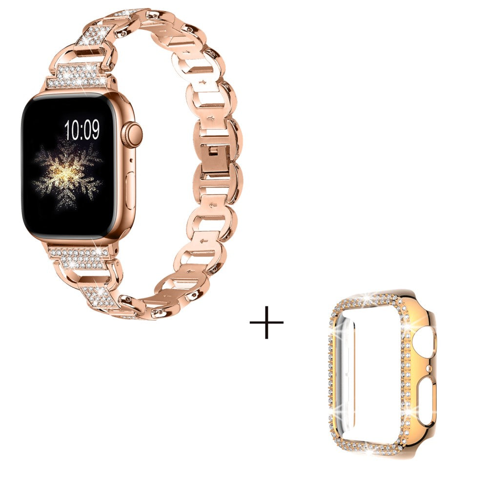 Metal Cover passer til Apple Watch Series 1-3 38mm - Pink#serie_3
