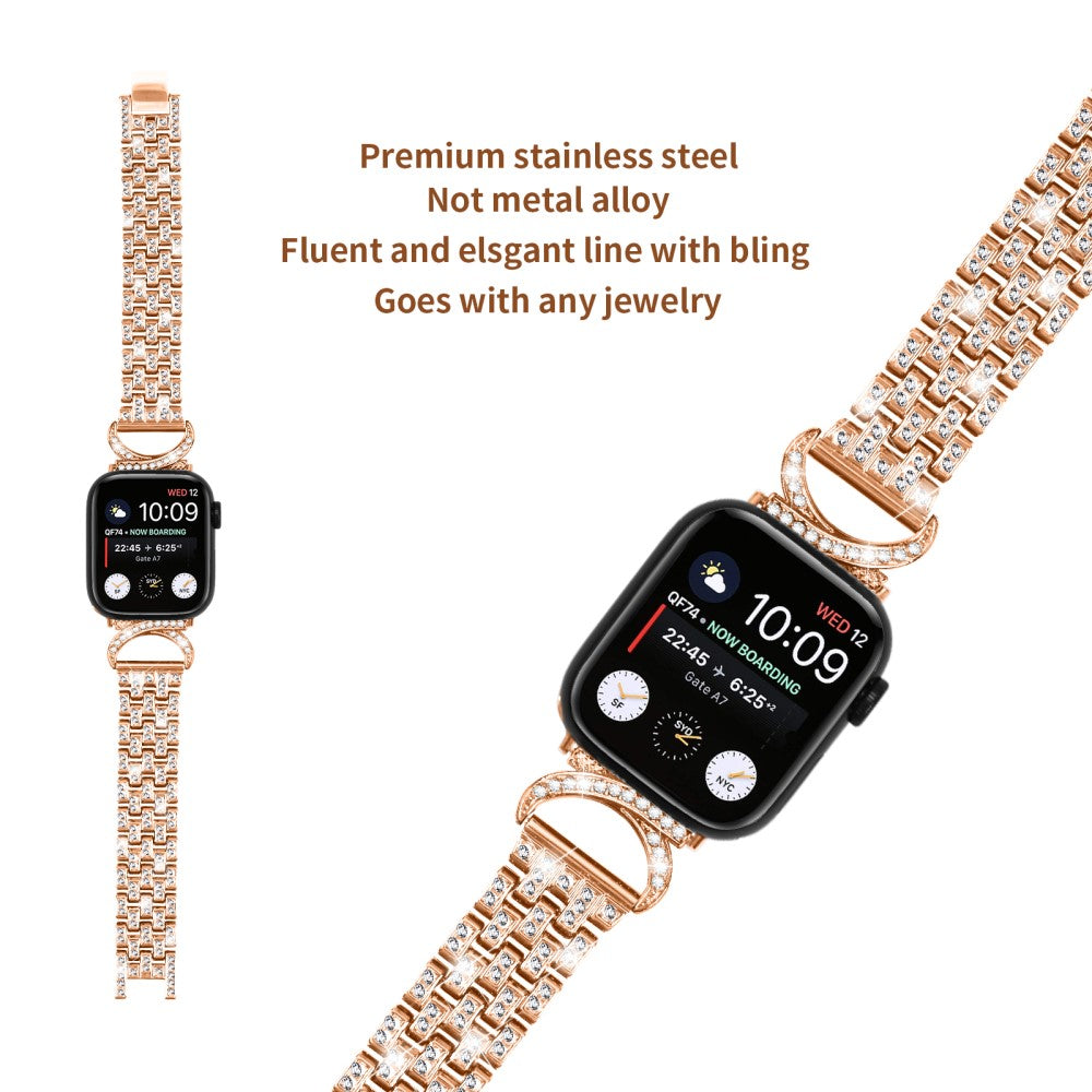Metal Cover passer til Apple Watch Series 1-3 38mm - Pink#serie_2