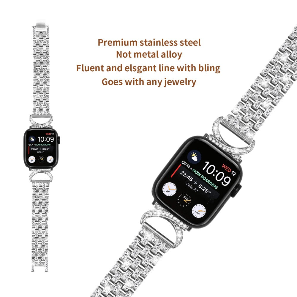 Metal Cover passer til Apple Watch Series 1-3 38mm - Sølv#serie_3