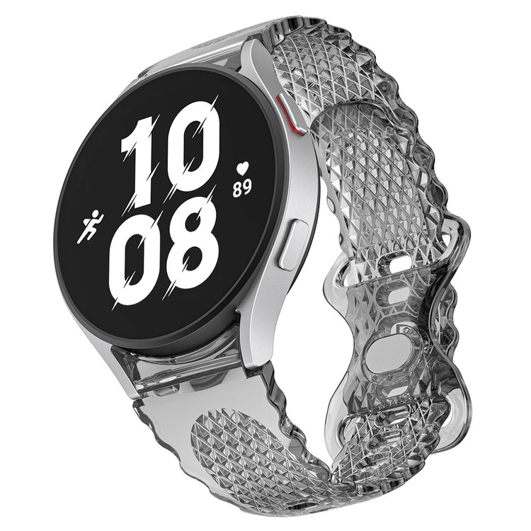 Rigtigt Elegant Silikone Universal Rem passer til Samsung Smartwatch - Sølv#serie_1